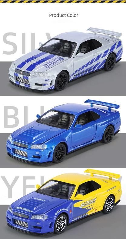 1:32 Nissan Skyline R34